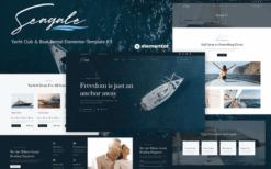 Seagale – Yacht Club & Boat Rental Elementor Template Kit