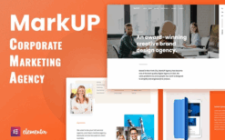 MarkUP – Corporate & Marketing Agency Elementor Template Kit