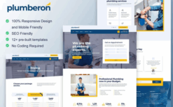 Plumberon – Plumbing Service Elementor Template Kit