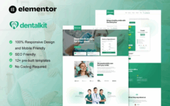 Dentalkit – Dentist & Medical Service Elementor Template Kit