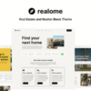Realome v1.0.0 Real Estate and Realtor Block Theme