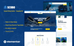 Scubo – Scuba Diving Centre Elementor Template Kit