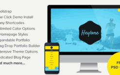 Heylone v2.2 One Page Parallax WordPress Theme