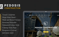 Pedosis v1.0 Construction Responsive WordPress Theme