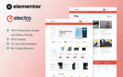 ElectroDeals – Woocommerce Electronic Store Elementor Template Kit