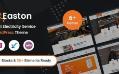 Easton v.1.0.0 Electricity Services WordPress Theme