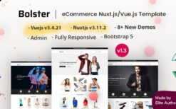 Bolster v1.3 – Vue Nuxt.js eCommerce Template