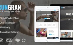 Run Gran (v1.1.7) Sports Apparel & Gear Store WordPress Theme