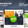 Pearson Specter v1.11.2.1 WordPress Theme for Lawyer & Attorney