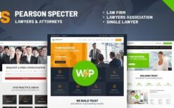 Pearson Specter v1.11.2.1 WordPress Theme for Lawyer & Attorney