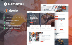 Electriz – Electrical Installation & Maintenance Service Elementor Template Kit