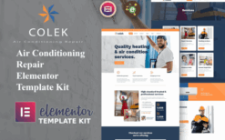 Colek – AC Repair Services Elementor Template Kit