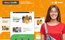 Wire School – Online Education Elementor Template Kit