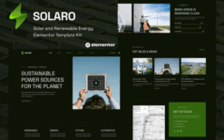 Solaro – Solar & Renewable Energy Elementor Template Kit