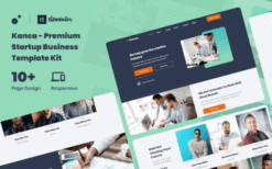 Kanca – Startup Business Consulting Elementor Template Kit