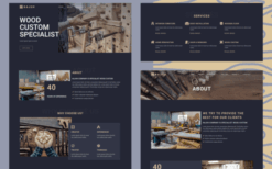 Kajuh – Carpenter Elementor Template kit