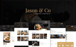 Jason & Co Restaurant & Cafe Elementor Template Kit