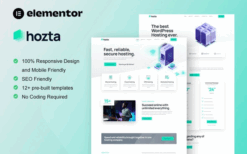 Hozta – Web Hosting Service Elementor Template Kit
