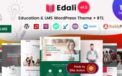 [*] Edali (v4.3) Education LMS & Online Courses WordPress Theme