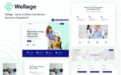 Wellage – Senior & Elderly Care Service Elementor Template Kit