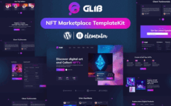 Glib – NFT Marketplace Elementor Pro Template Kit