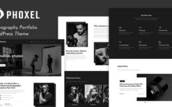 Phoxel v1.0 Photography Portfolio WordPress Theme