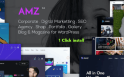 AMZ v1.0 All in One Creative WordPress Theme