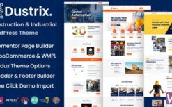 Dustrix v1.5.0 Construction and Industry WordPress Theme