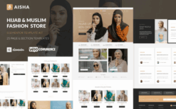 Aisha – Hijab & Muslim Wear Store Elementor Template Kit
