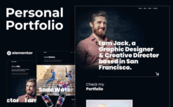 Jack.Dir – Personal Design Portfolio Elementor Template Kit