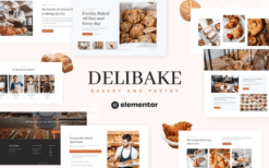 Delibake – Bakery and Pastry Elementor Template Kit