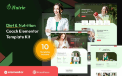 Nutrio – Diet & Nutrition Coach Template Kit