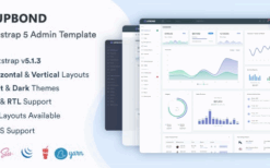 Upbond – Responsive Admin Dashboard Template