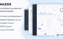 Nazox – ASP.Net Core & MVC5 Admin & Dashboard