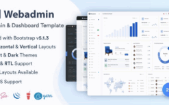 Webadmin – Responsive Admin Dashboard Template