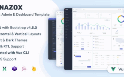 Nazox – Vue Js Admin & Dashboard Template ##