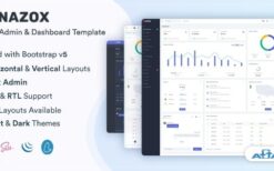 Nazox v1.0.0 Ajax Admin & Dashboard Template ##