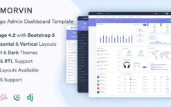 Morvin v1.0 Django Admin & Dashboard Template