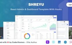 Shreyu v1.0.0 React Admin & Dashboard Template ##
