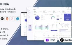 Minia v1.0 Symfony Admin & Dashboard Template ##