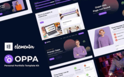 Oppa – Elementor Personal Portfolio Template Kit