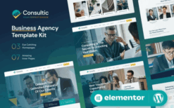 Consultic – Business Agency Elementor Template Kit