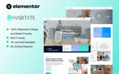 Habitate – Smart Home Services Elementor Template Kit