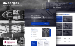 Cargox – Logistic & Transportation Elementor Pro Template Kit