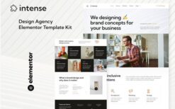 Intense – Creative Digital Agency Services Elementor Template Kit