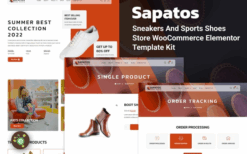 Sapatos – Sneakers & Sports Shoes Store WooCommerce Elementor Template Kit