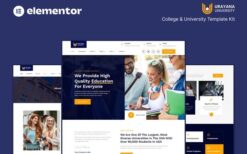 Urayana – University & College Elementor Template Kit