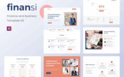 Finansi – Finance & Business Elementor Template Kit