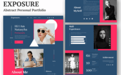 Exposure – Personal Portfolio Elementor Template Kit