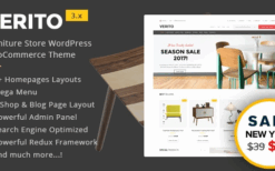 Verito (v5.4) Furniture Store WooCommerce WordPress Theme